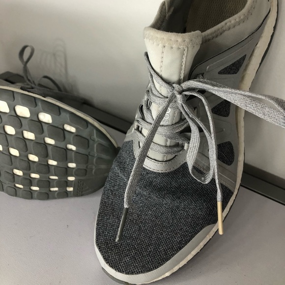 Adidas Pure Boost X in grey and white - Picture 2 of 6